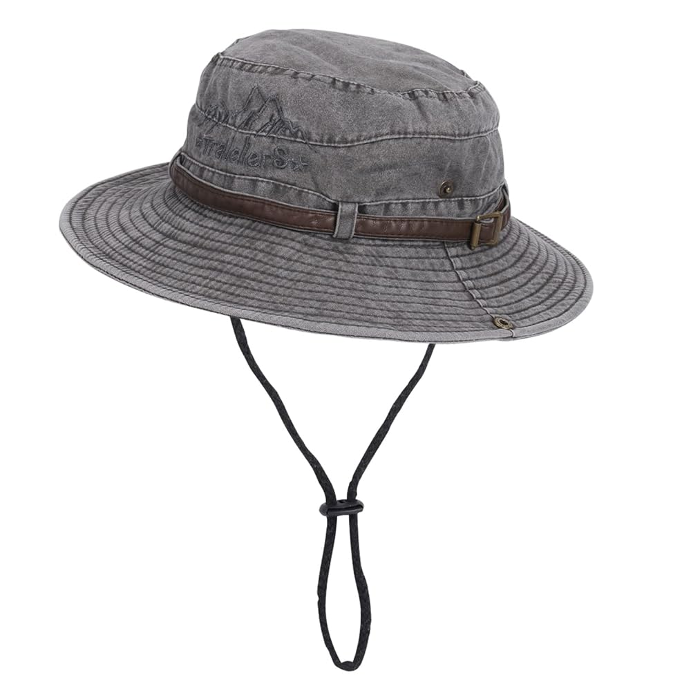EKMTBJXY Fishing Hat UV Protection Sun Hat Wide Brim Bucket